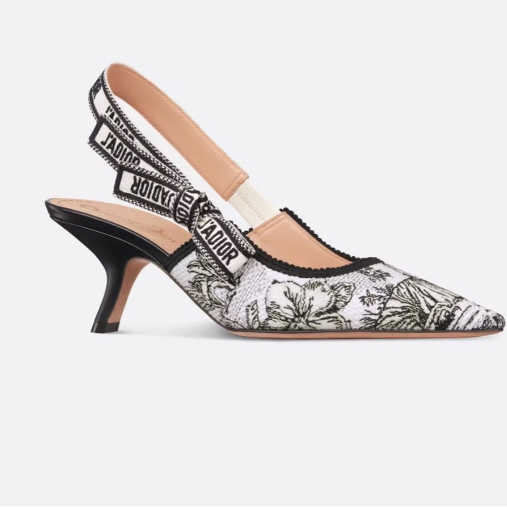 DIOR Slingback Pump in Plan De Paris print 8